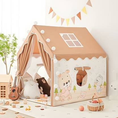 SANTGURU Extremely Light Kids Teddy Play Tent House for 10 Year Old Girls and Boys