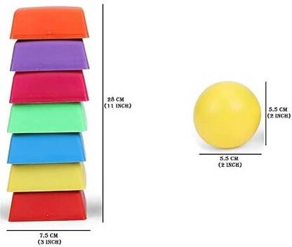 Koel Game Set for Kid Lagori Pitthu Pithoo Satoliya Pile of seven tile