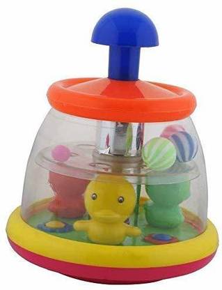 KIIWEE Push N Spin (Spining Fish) Toy