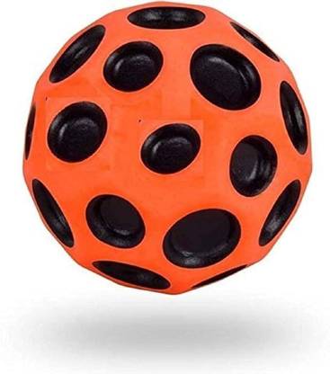 V Enterprises Bounce Moon Ball For Kids Super Bouncing Meteor Space Rubber Ball