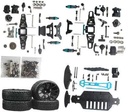 Lyla RC 265mm Wheelbase Chassis Frame for HSP 94123 1:10 Model Bigfoot DIY Parts with