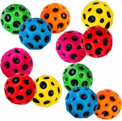 KARS High Bouncing Ball Meteor Space Ball,Rubber Bounce Ball Sensory Ball(Pack of 2)