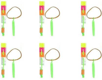 JRYU LED Light Slingshot Elastic Arrow Rocket Helicopter Flying Arrow (Pack Of 6) Arrow