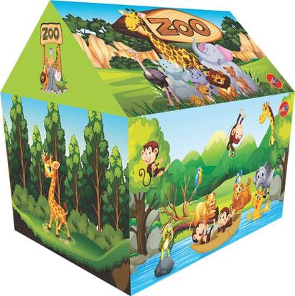 Planet of Toys present Zoo and Jungle Theme Play Tent House for Kids.