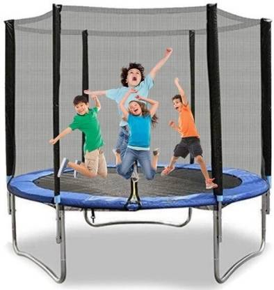 Laxmi Air Inflatable 8 Feet Jumping Trampoline For KIds Trampoline