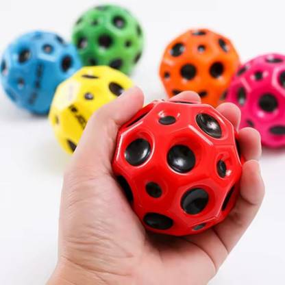 radhey preet Multicolor Bouncing Moon Ball, Price For 2pcs | RP1169(2-35)