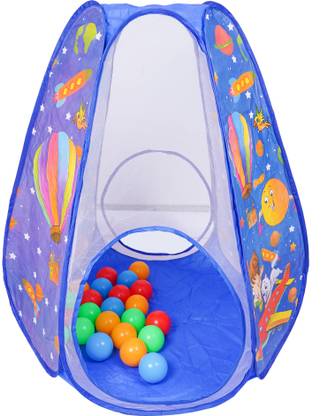 Little Creation Space Ball Pool Tent With 20 Colorful Balls Foldable Play Tent House