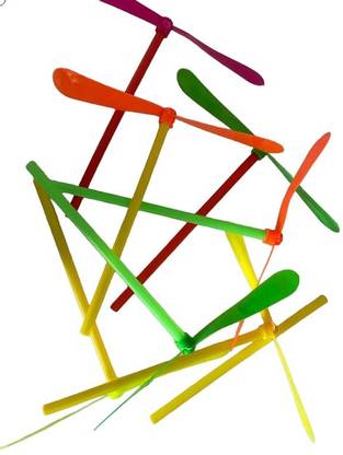 Swikaar Flying Helicopter Toy-24Pcs Novelty Plastic Dragonfly DD1