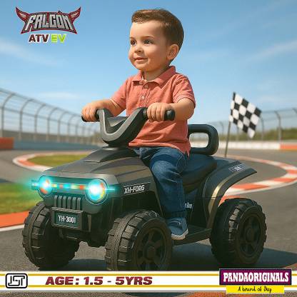 Pandaoriginals Falcon Atv Ev Battery Operated Musical Toy