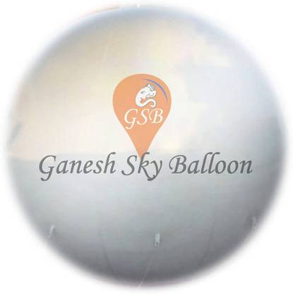 GANESH SKY BALLOON Sky Balloon White Big Advertising PVC Sky Balloon ( 10 x 10 Feet)