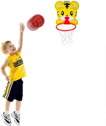 JAPSI Basket Ball for Kids Wall Mounted Game Set with Hanging Board
