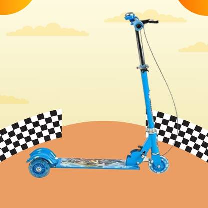 Glenston Kids Ride On Scooter In The Random Cartoon Character With Smooth Breaking.