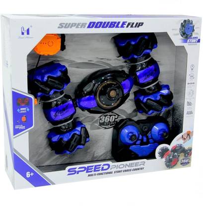 Todfod Hand Gesture Sensor RC Stunt Car Double Sided Rotating Remote Control Car
