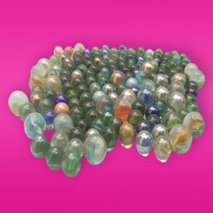 Jiyansh Traders 150Pieces Mix OR Multicolour Kanche Glass Marble Ball_a56