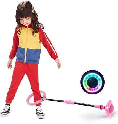 OANGO Jumping Skipping Ankle Toy with Flashing Lights Kids Jumping Rope for Outdoor Kids Skipping Rope
