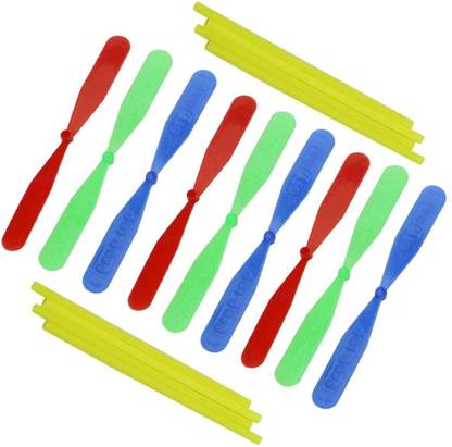 Super Easy Plastic Dragonfly Plastic Bamboo Outdoor Flying Toy Great Party Favors for Kids On Gifts (10 pieces )