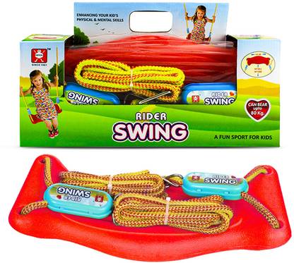 Toy Cloud Adjustable Rider Swing for Kids, High Weight Support, Swing for Indoor & Outdoor