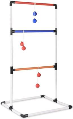 IRIS Ladder Toss Game Set with 6 Golf Balls for Indoor, Outdoor, Backyard, Camping, Courtyard Throwing Game with Your Family and Friends