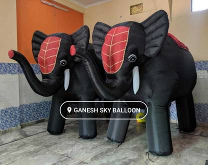 GANESH SKY BALLOON Inflatable standing advertising elephant