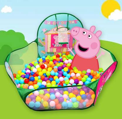 Jayaansh Traders Peppa Pig Ball Pool Set With 50 ColourFull Balls For Kids….