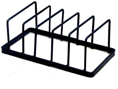 DECOR ENTERPRISES Plate Rack | Dish Rack | Plate Stand | Dish Stand Poly Steel Microwave Turntable Plate