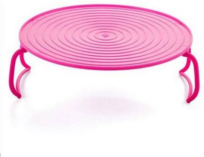 Zibuyu 2-Tier Microwave Plate Stacker, Dual Plate Heating Rack, Plate Stacking Rack Silicone, Plastic Microwave Turntable Plate