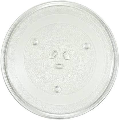 ZOPTER ENTERPRISE Microwave Oven Replacement Turntable Rotating Glass Plate/Tray with 3-Part Stand Fiber Glass Microwave Turntable Plate