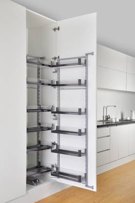 FABURA GLASS PANTRY PANTRY STORAGE UNIT 600MM -24"/4LAYER Overhead Storage Shelf