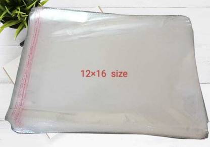 Vijay BOPP Transparent Plastic Packing Bags Pouches for Multipurpose Garments Security Bag
