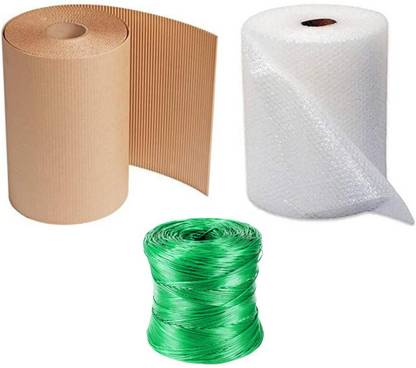 Shri Laxmi 40 Ft 60 Gsm Heavy Air Bubble Wrap Packing Roll for Safety,Multipurpose Packing Security Bag