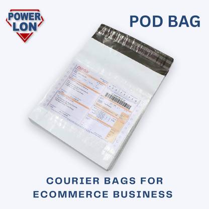 POWERLON 8X10 INCH Tamper Proof Courier Bags With POD JACKET 55 MICRON 50 PCS POUCHES Security Bag