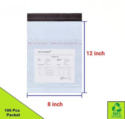 Quick Click Goods Heavy Quality Courier Bag Cover with POD (52 Microns) used for seller Security Bag
