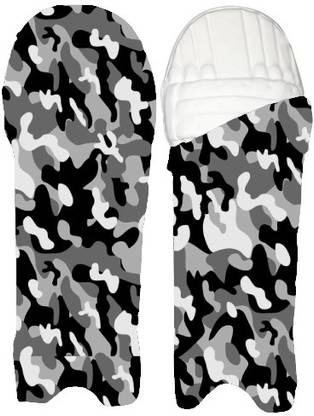 Raizex Cricket Batting Pads Covers, Outer Skin Pad Cover, Leg Guards Clads Army Print Club Cover Free Size