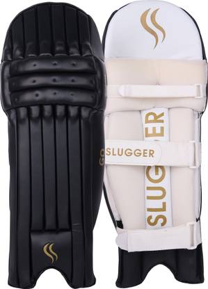 SLUGGER GO Cricket Leg Guard PVC Material Soft Comfortable and perfect for Men's (39 - 43 cm) Batting Pad