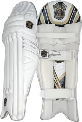 Advi Sports Genius Grand Batting Leg Guards LH Men's Size White Men's (39 - 43 cm) Batting Pad