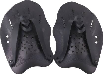 THE MORNING PLAY Swimming Training Paddles with Adjustable Straps Swim Fins Training Hand Paddles