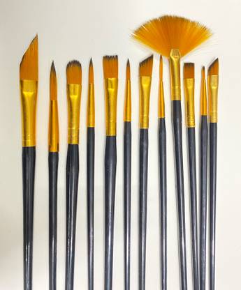 SCSI 12 pice art brush ideal of painting brush seat degar