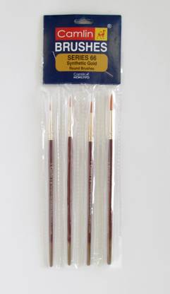 कैमलिन Series 66 - 4 Brushes Pack Synthetic Hair