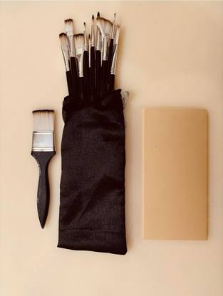 RanaCreation Painting brush with big brush set of 13
