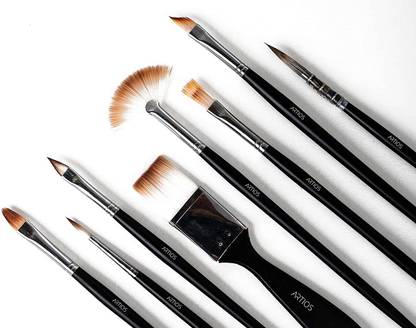 ARTIOS Assorted Paint Brush Set- Handmade Professional Artist Brushes with Brush Holder