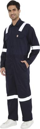 Associated Uniforms IFR (Inherent Fire retardant) NAVY BLUE BOILER SUIT L Paint Coverall