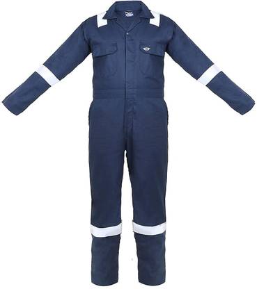 Club Twenty One Men's Cotton Coverall for Industrial and Protective Use with Certified Reflective Tape Paint Coverall