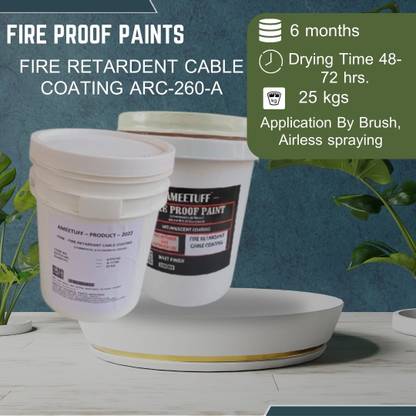Ameetuff Fire Retardant Cable Coating Certified From (CBRI Govt Lab) Paint and Primer in One