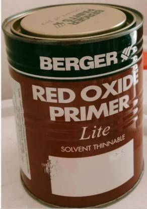 Bergerpaints Red Oxide Primer Lite (1 L) Net High Build Primer