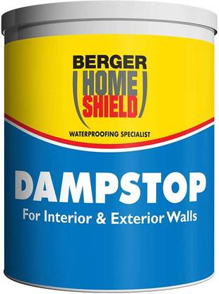 Berger Home Shield Dampstop (White, 10 Kg) for Vertical Wall Waterproofing B08FN63WPK Acrylic Primer