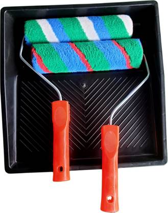 pj traders TRAY WITH 2 TRINGA ROLLER PJ SET OF 2 D1 D16 Paint Roller