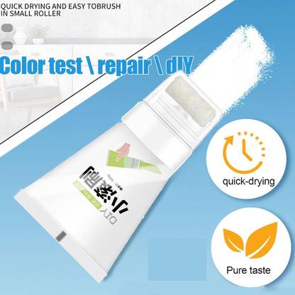 Hiwaga Small Wall Paint Repair Cream Paste Roller Brush, White Color Adhesive Paint Roller