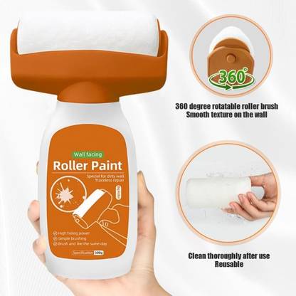 Yurisha Paint Wall Repair Roller Multifunctional Paint Roller for Cracks, Wall Repair Solution Paint Roller Paint Roller