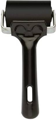Kreative Kraft Rubber Roller Brayer Rollers, Black Handle, Printmaking Wallpaper Paint Roller