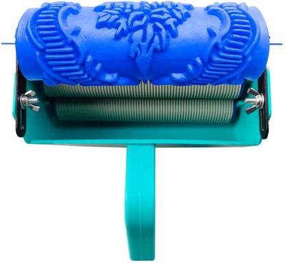 Flipkart SmartBuy Designer Roller for Wall Painting - 5 inches Machine with Flower Design Texture Roller (ROLLER071Y) Paint Roller